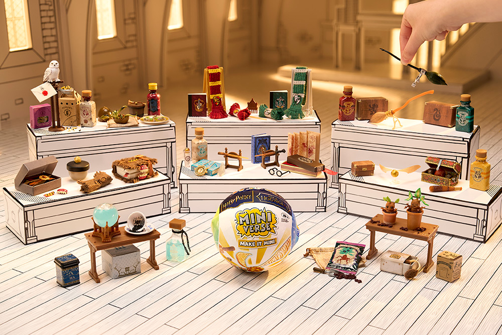 A Make It Mini Ball surrounded by possible items you can get