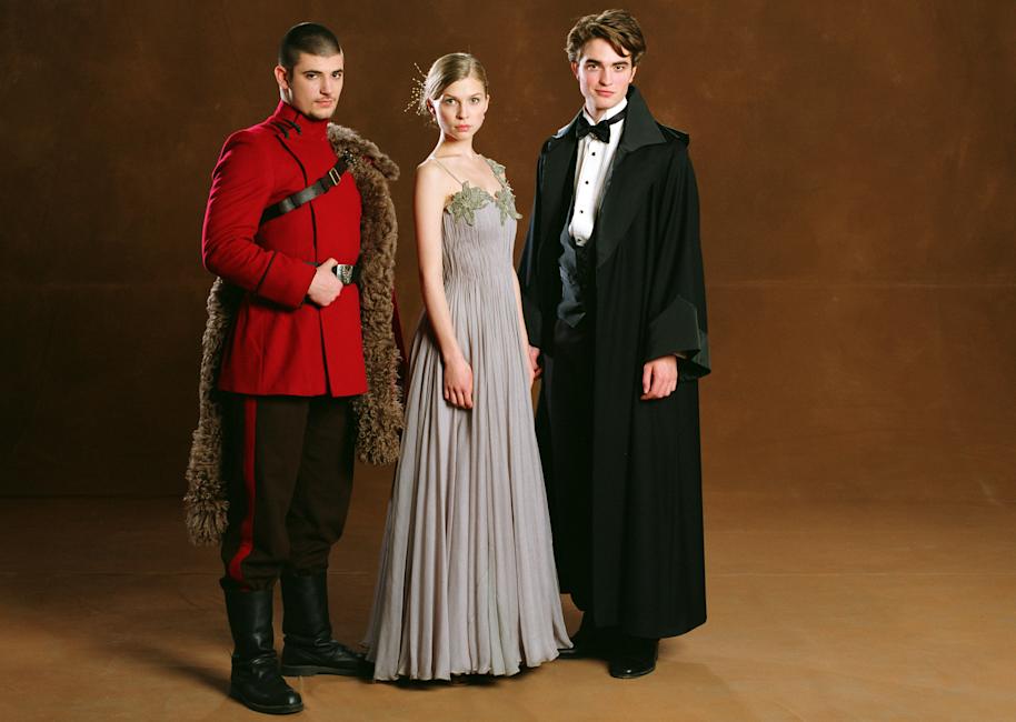 Cedric Fleur and Viktor wear their dress robes i