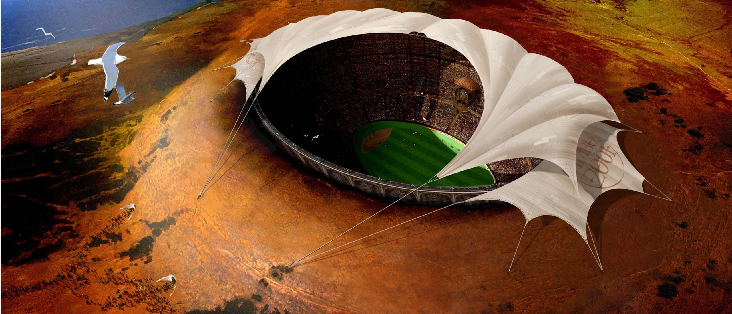 The Quidditch World Cup Stadium
