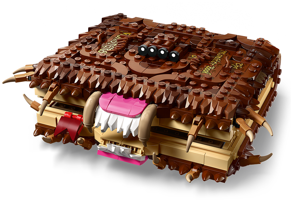 The LEGO Monster Book of Monsters fully built